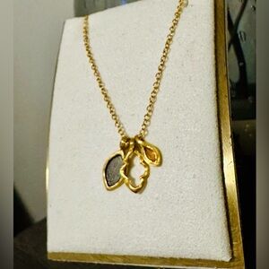SATYA Gorgeous 3 charm pendant Necklace 18”